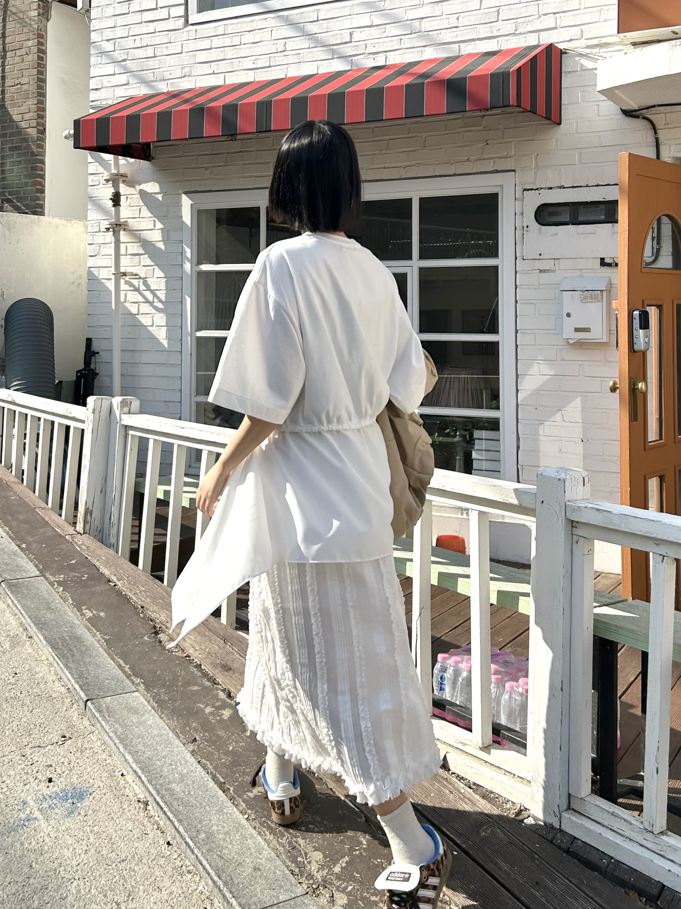 ドロストシフォンヘム半袖Tシャツ | 詳細画像10