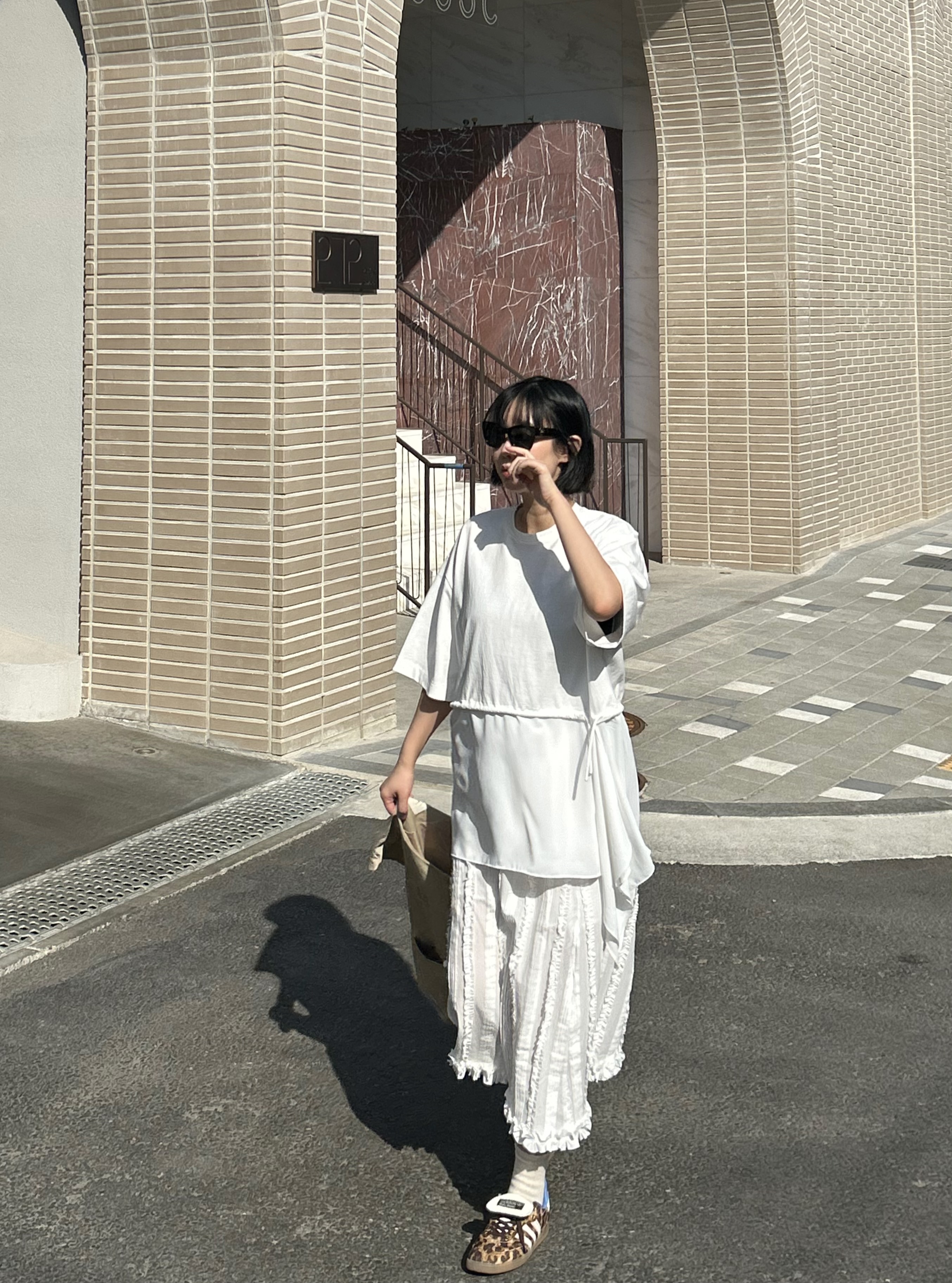 ドロストシフォンヘム半袖Tシャツ | 詳細画像12