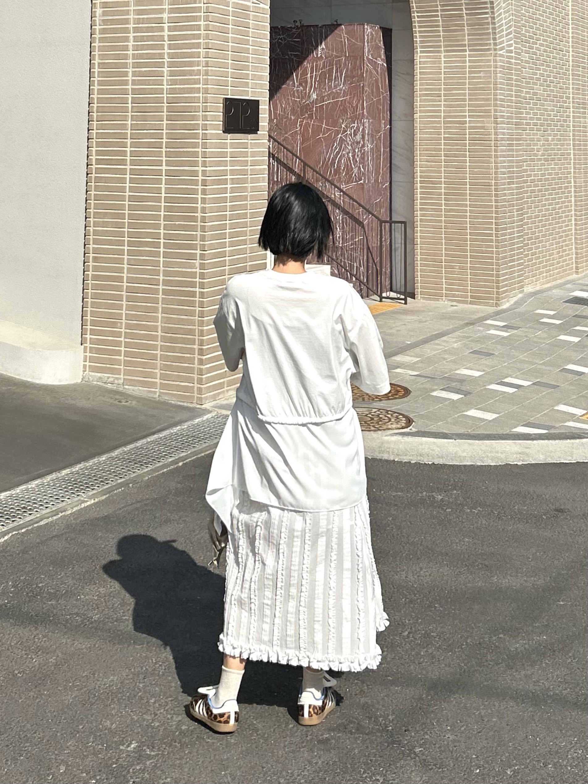 ドロストシフォンヘム半袖Tシャツ | 詳細画像11