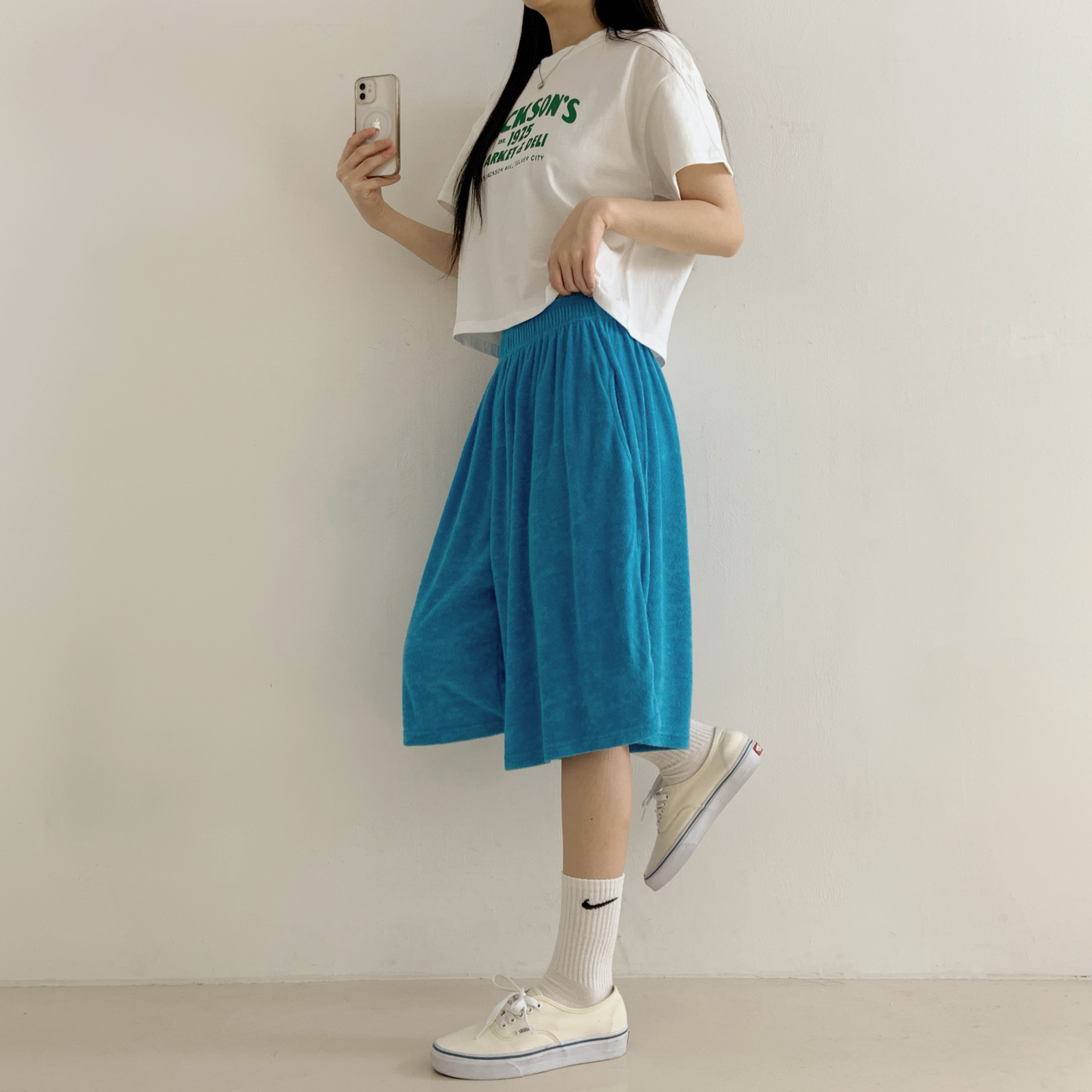 ウエストゴムテリーバミューダパンツ | 詳細画像16