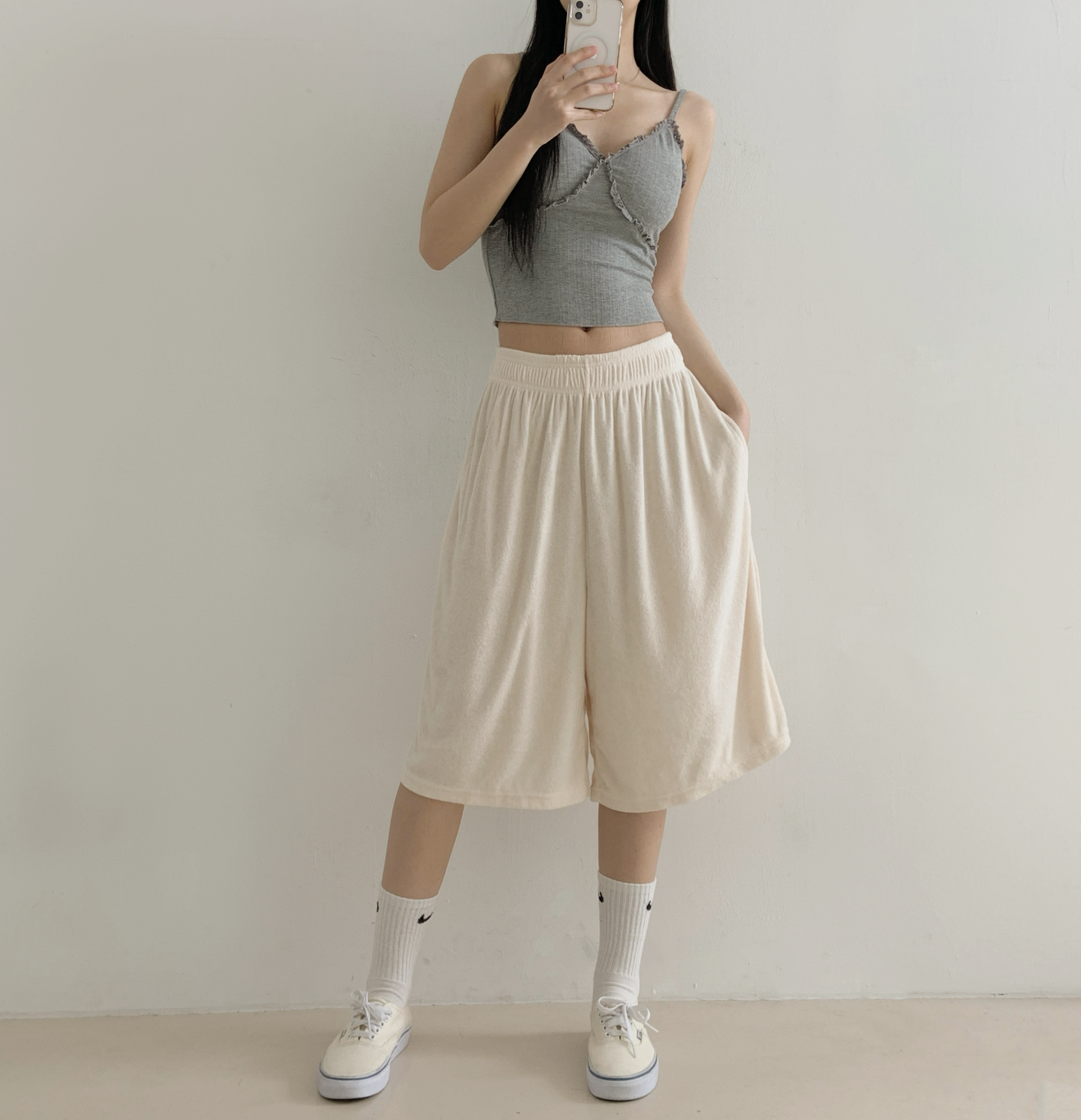ウエストゴムテリーバミューダパンツ | 詳細画像8