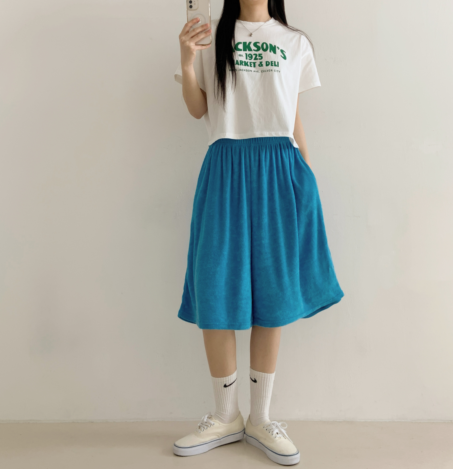 ウエストゴムテリーバミューダパンツ | 詳細画像19