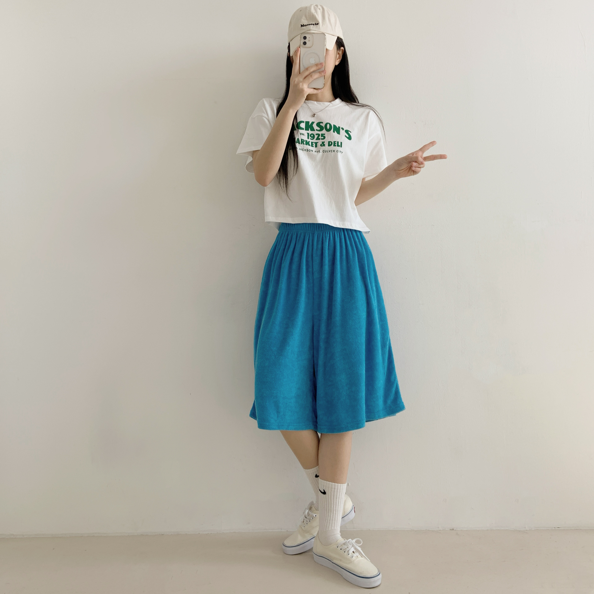 ウエストゴムテリーバミューダパンツ | 詳細画像17