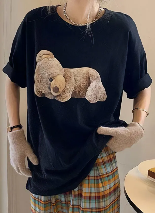 ベアプリント半袖Tシャツ | 詳細画像1