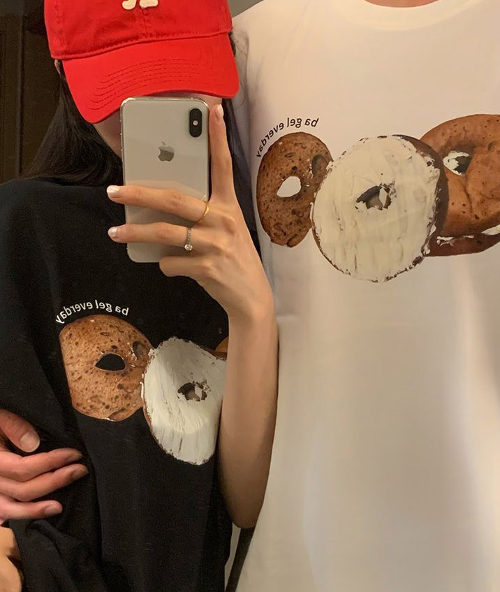 ベーグルプリント半袖Tシャツ | 詳細画像12