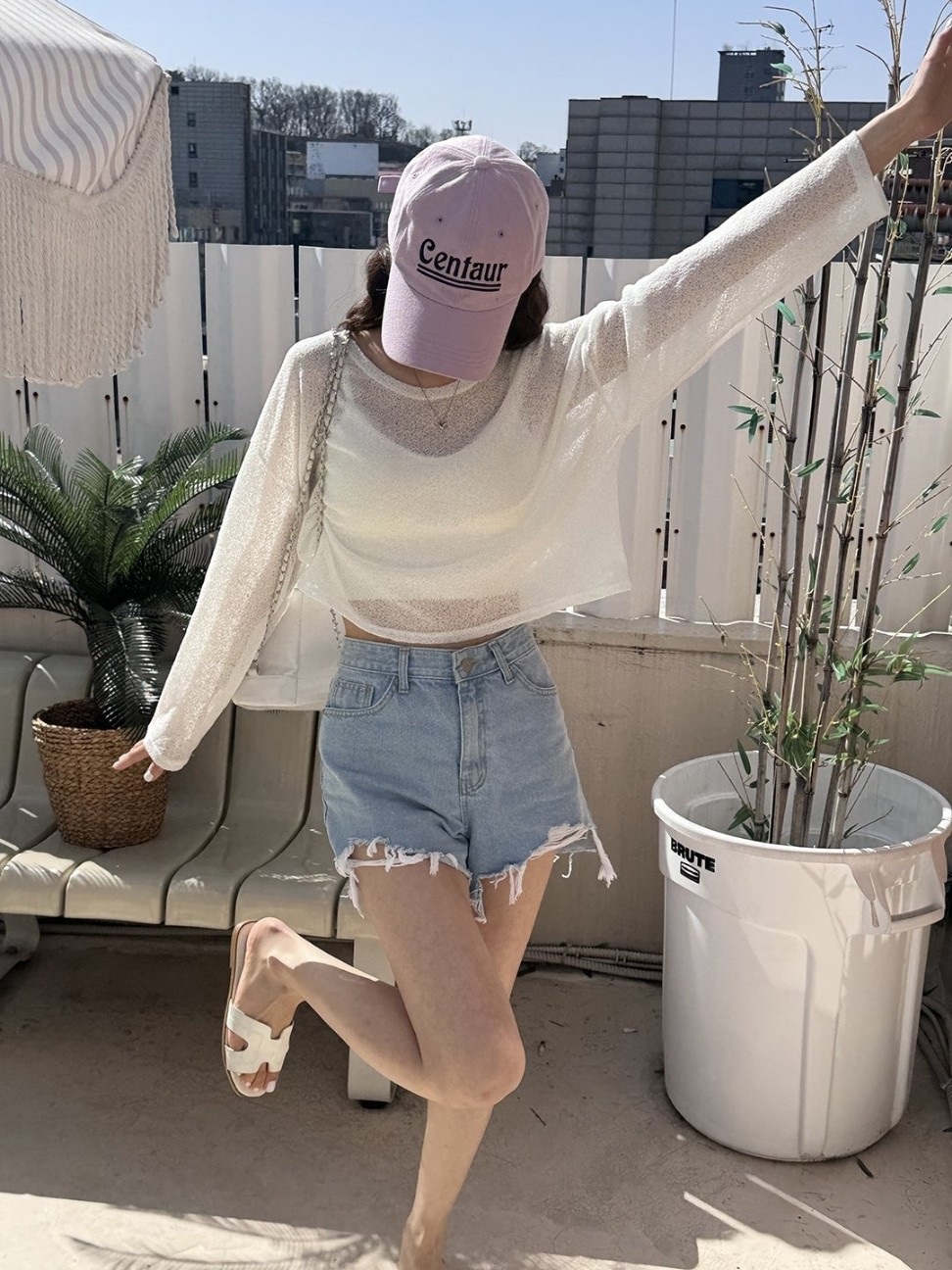 クロップドシースルーTシャツ | 詳細画像9