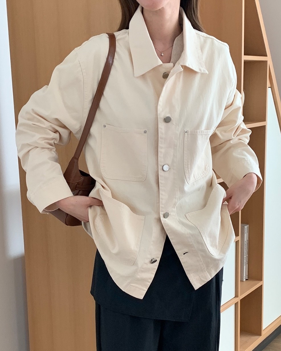 リベットポケットコットンミドルジャケット | 詳細画像2