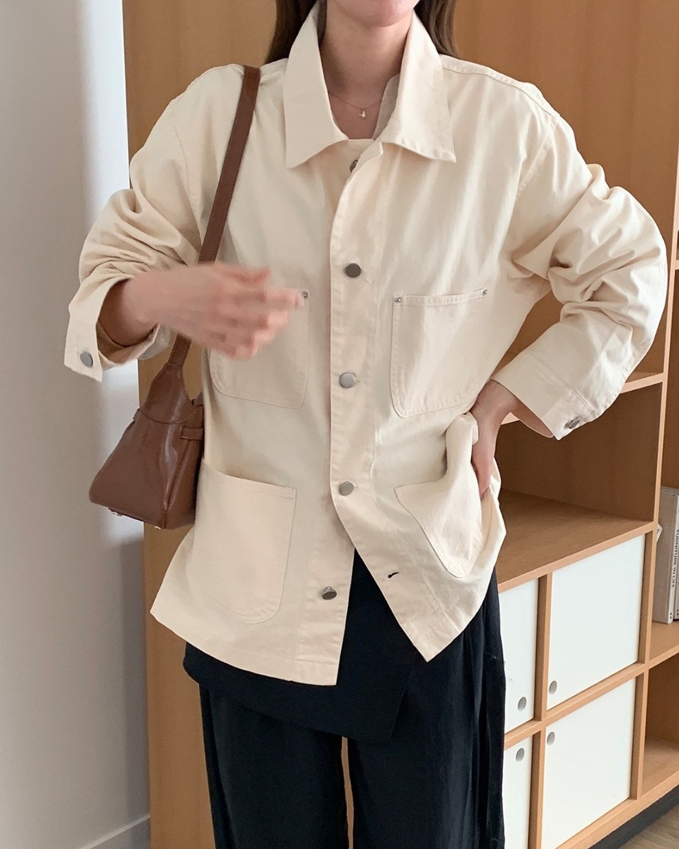 リベットポケットコットンミドルジャケット | 詳細画像3