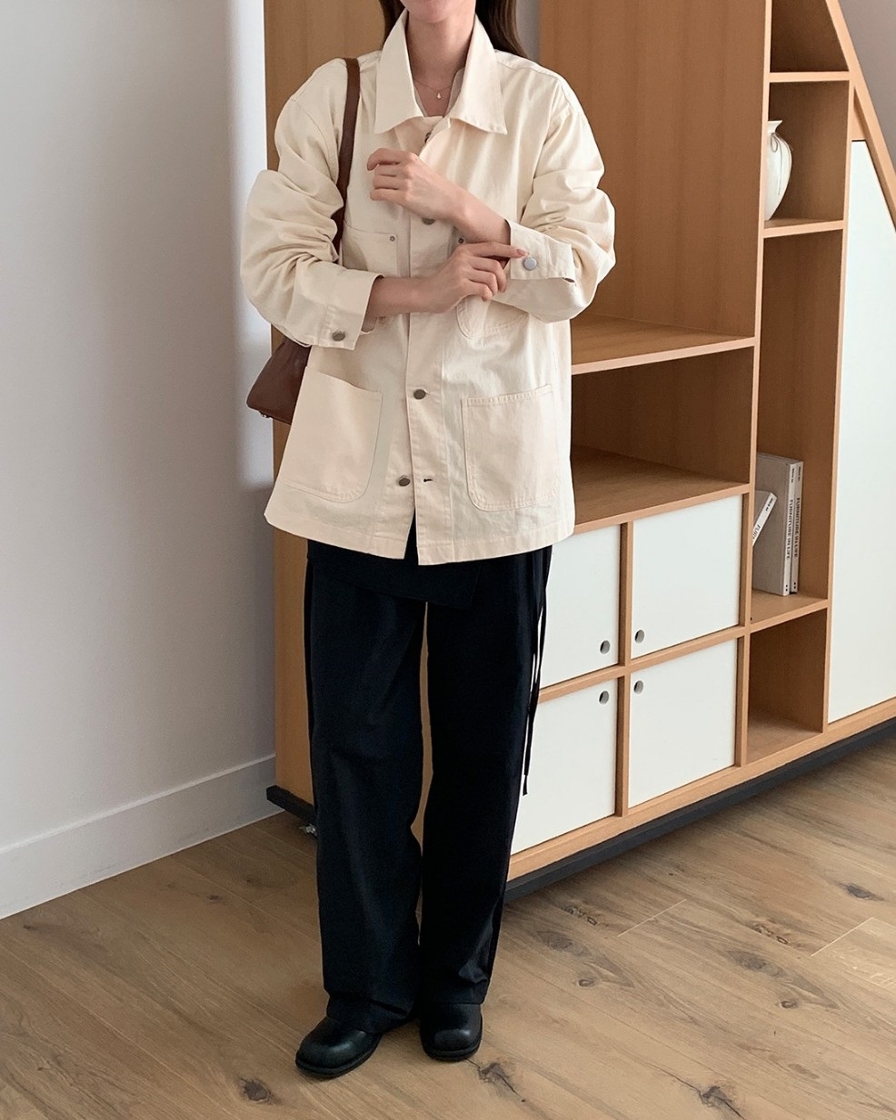 リベットポケットコットンミドルジャケット | 詳細画像4