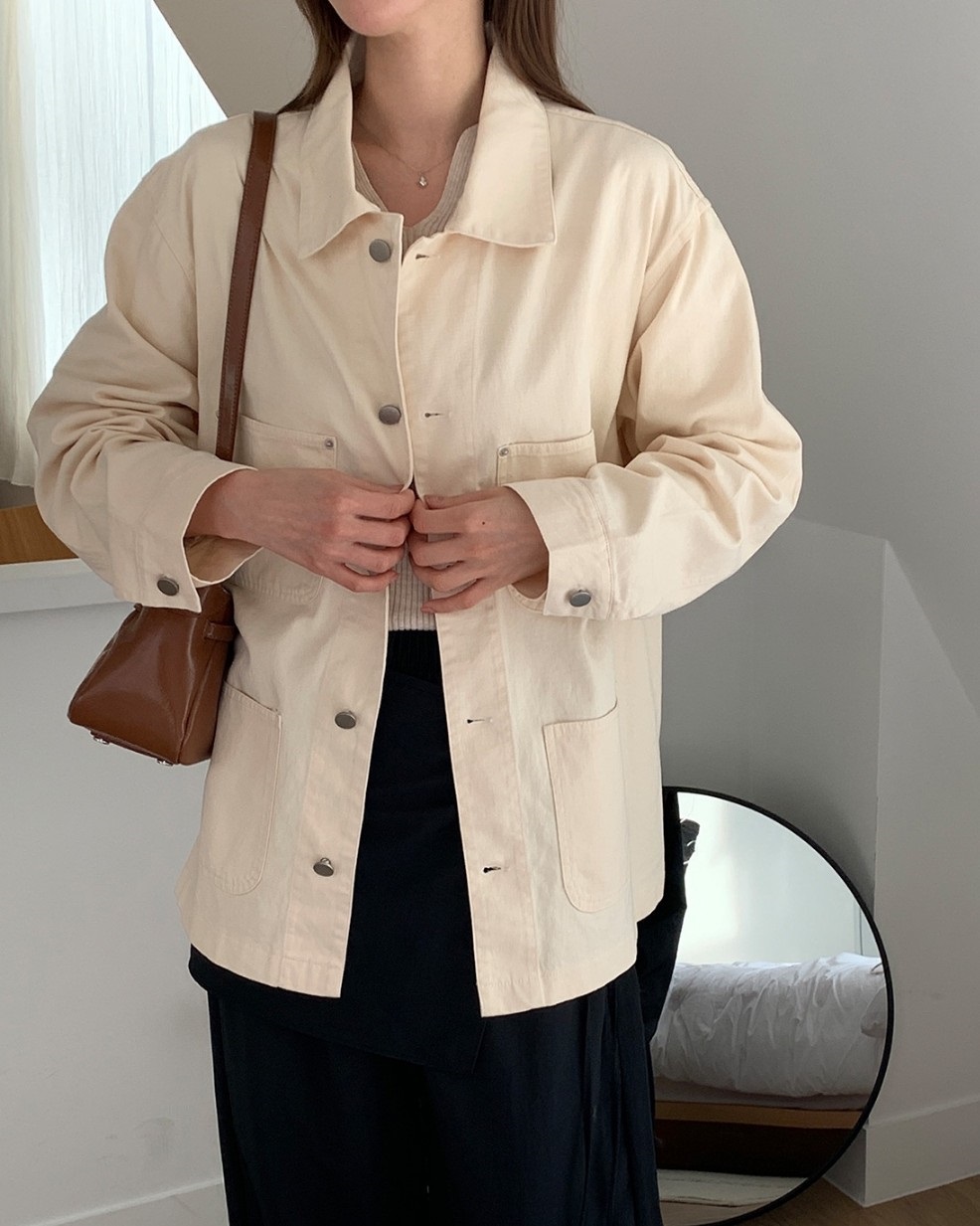 リベットポケットコットンミドルジャケット | 詳細画像6