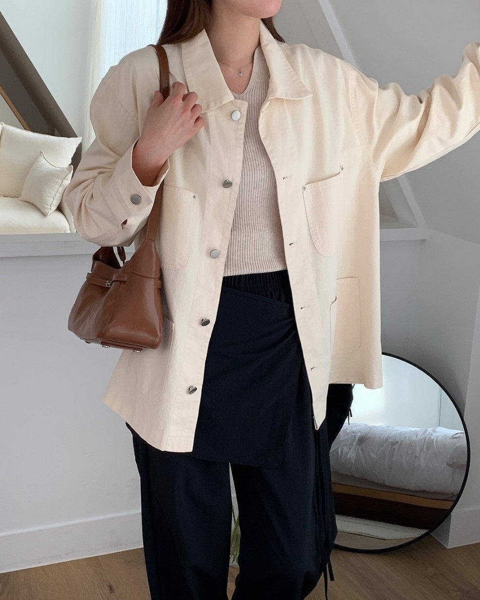 リベットポケットコットンミドルジャケット | 詳細画像7