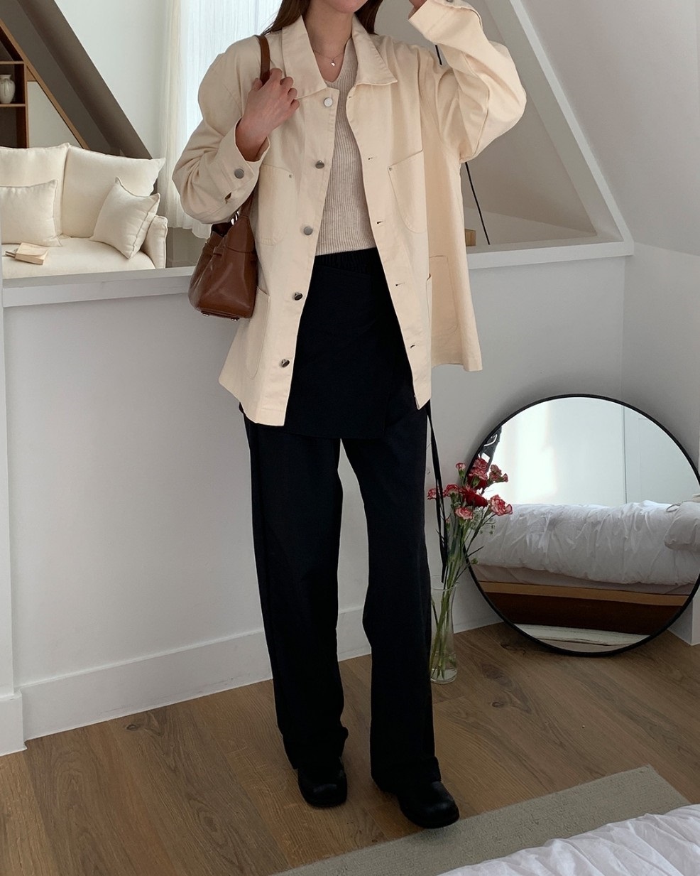 リベットポケットコットンミドルジャケット | 詳細画像8