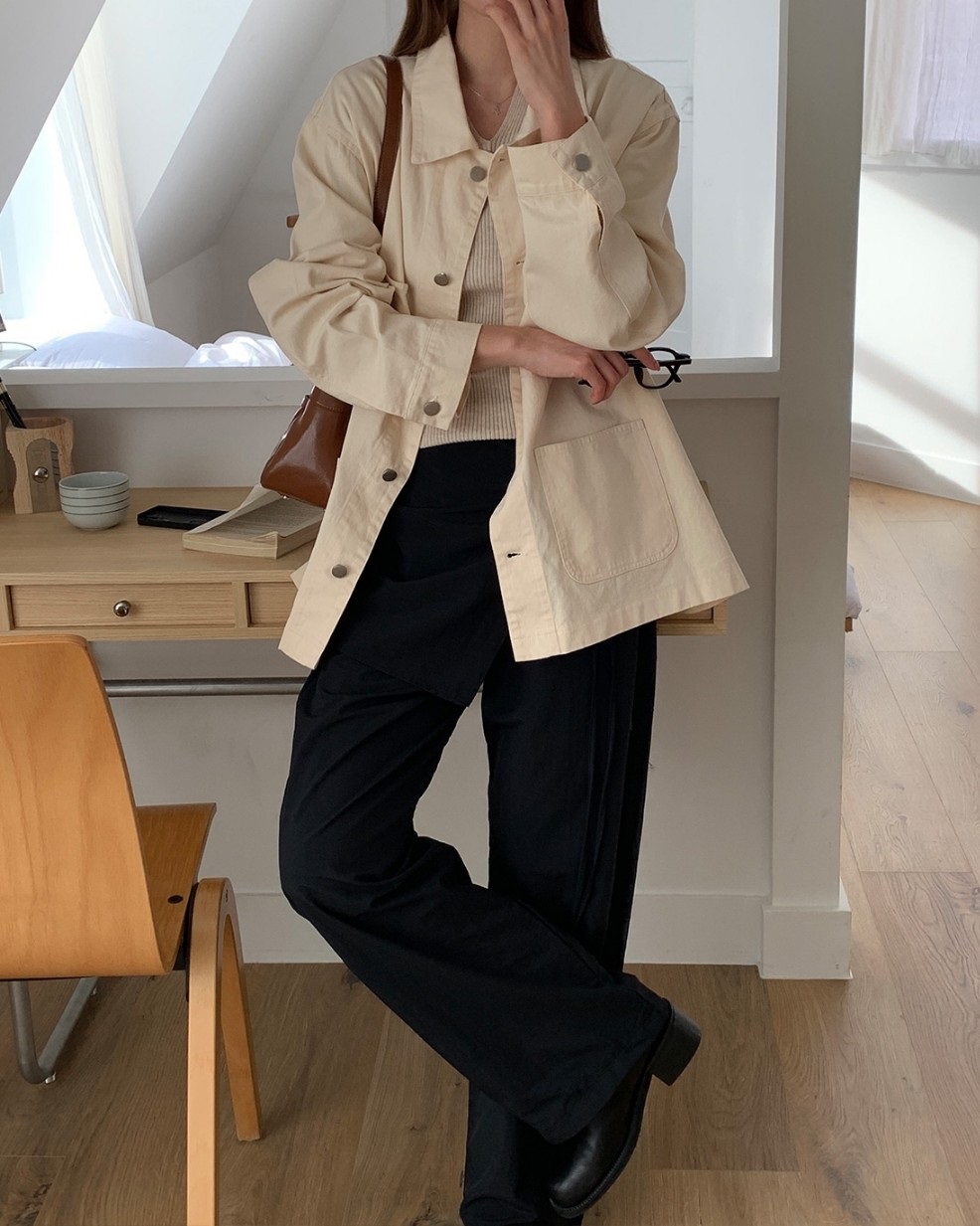 リベットポケットコットンミドルジャケット | 詳細画像11