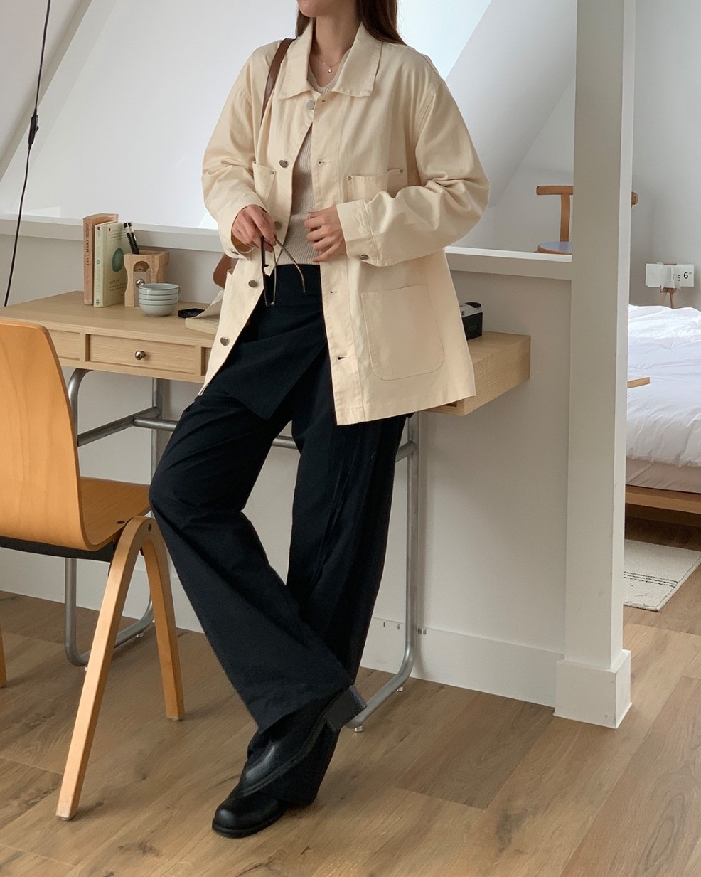 リベットポケットコットンミドルジャケット | 詳細画像13