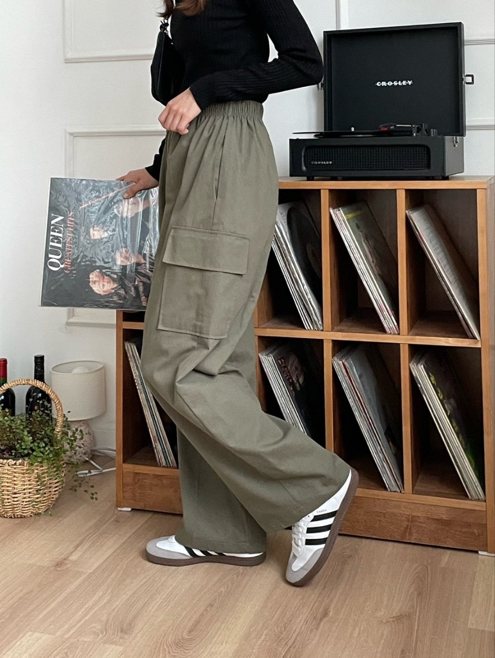 ドロストコットンカーゴパンツ | 詳細画像3