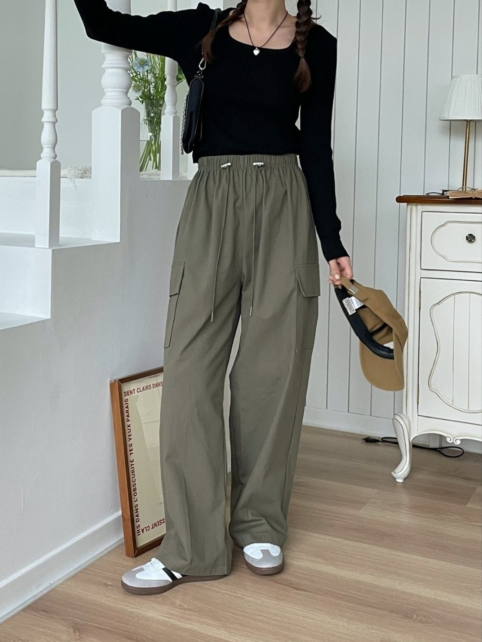 ドロストコットンカーゴパンツ | 詳細画像4