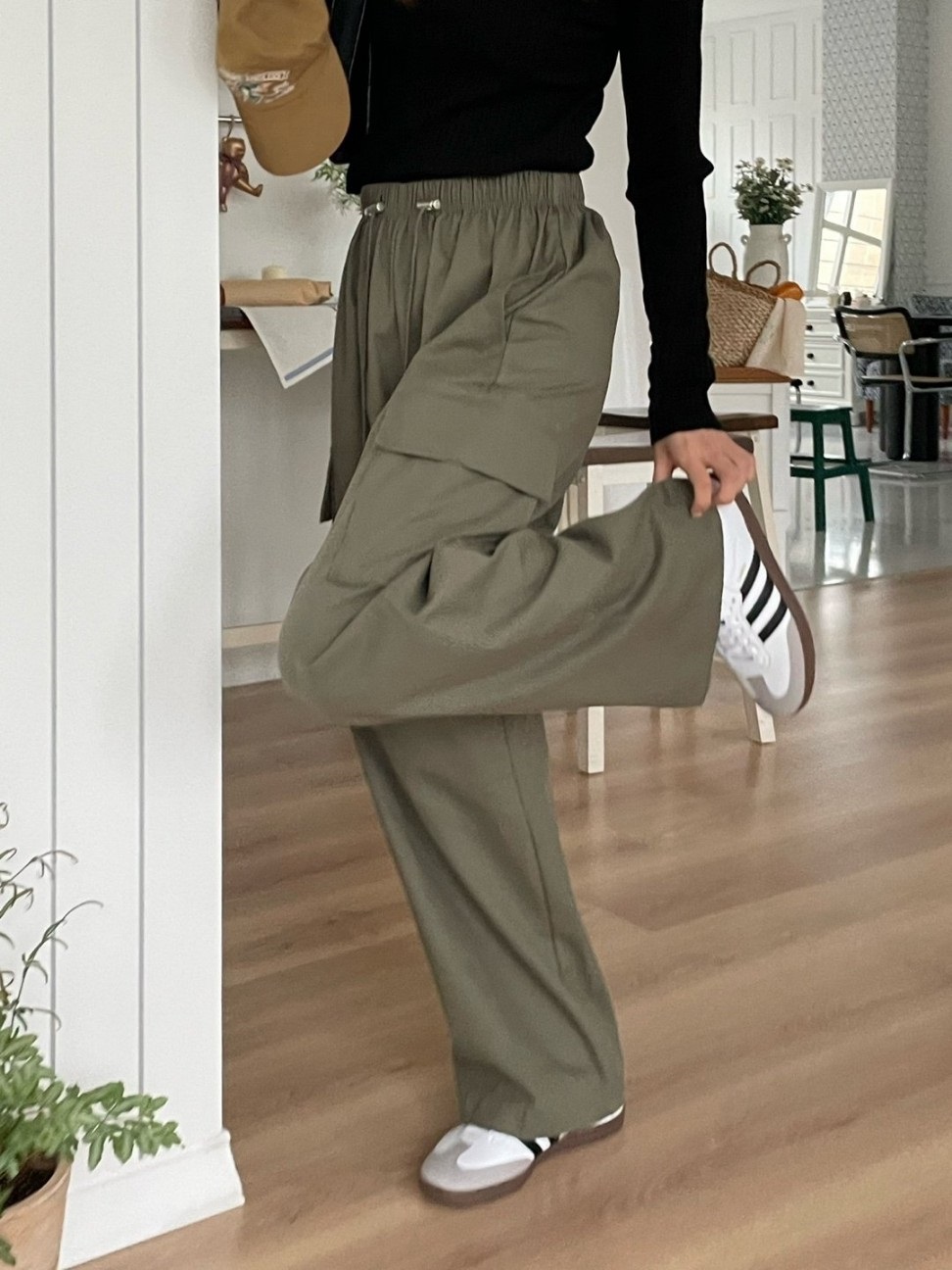 ドロストコットンカーゴパンツ | 詳細画像7