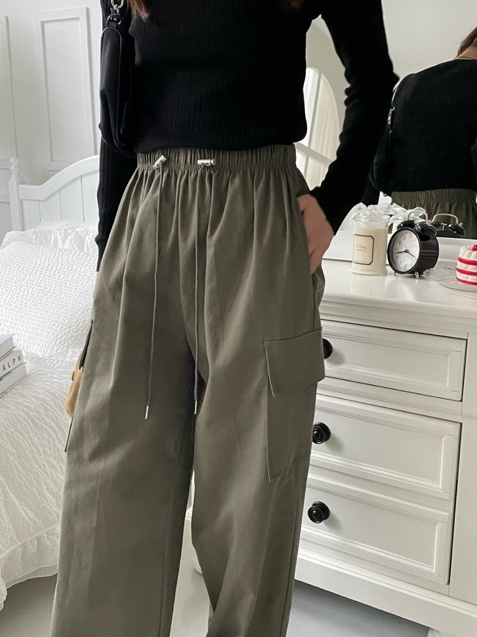 ドロストコットンカーゴパンツ | 詳細画像9