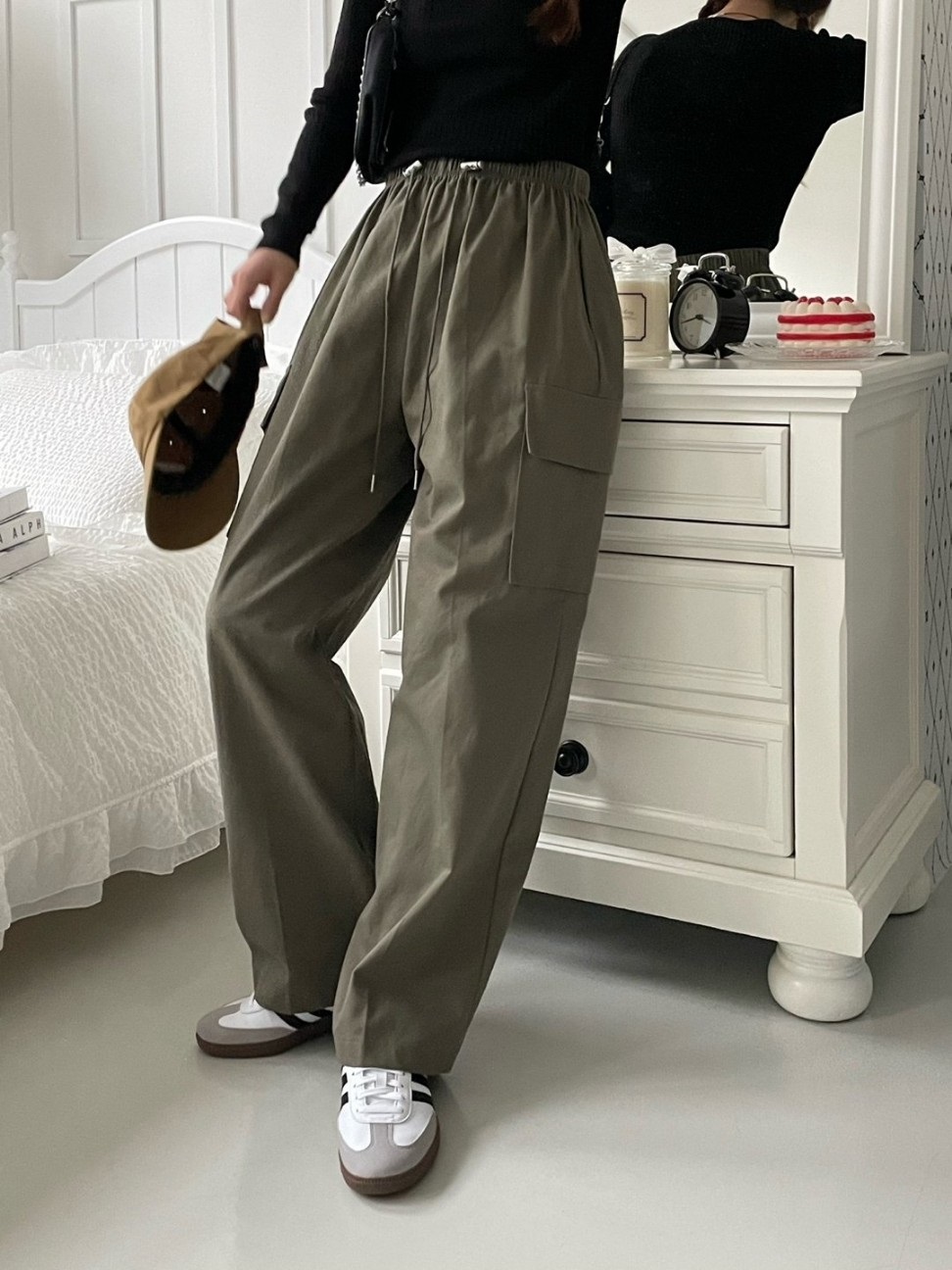 ドロストコットンカーゴパンツ | 詳細画像12