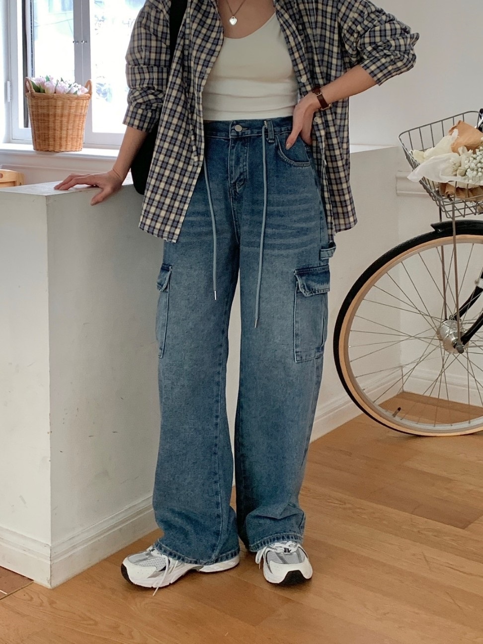 ドローストリングカーゴデニムパンツ | 詳細画像17