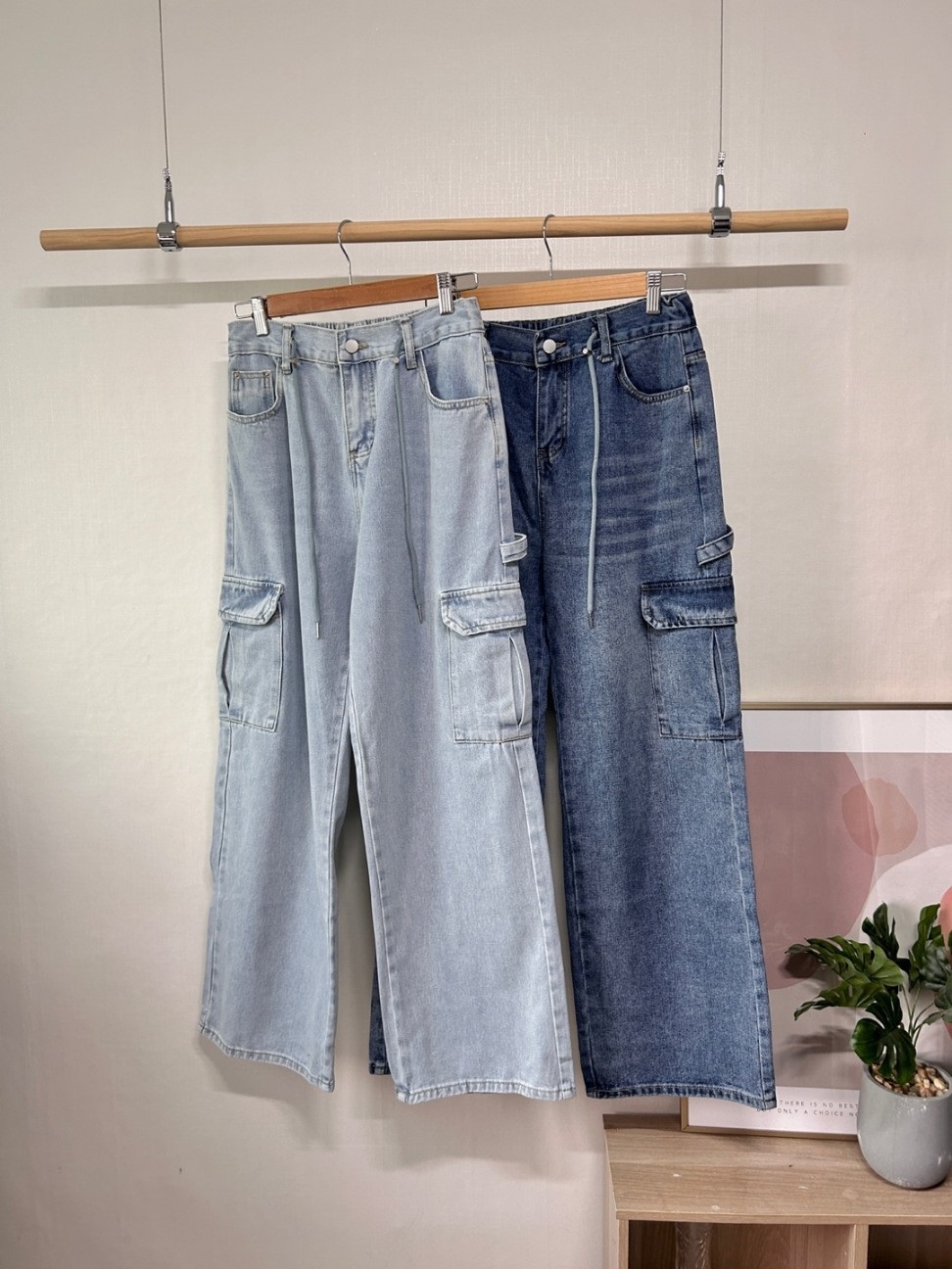 ドローストリングカーゴデニムパンツ | 詳細画像26