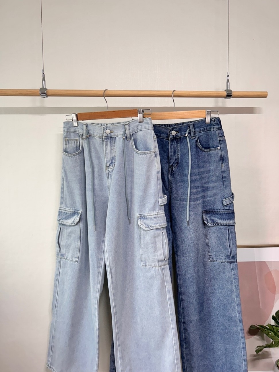ドローストリングカーゴデニムパンツ | 詳細画像28