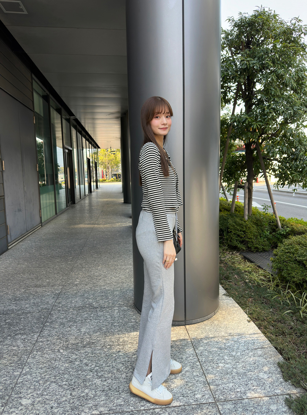 ドロストスリットスウェットフレアパンツ | 詳細画像6