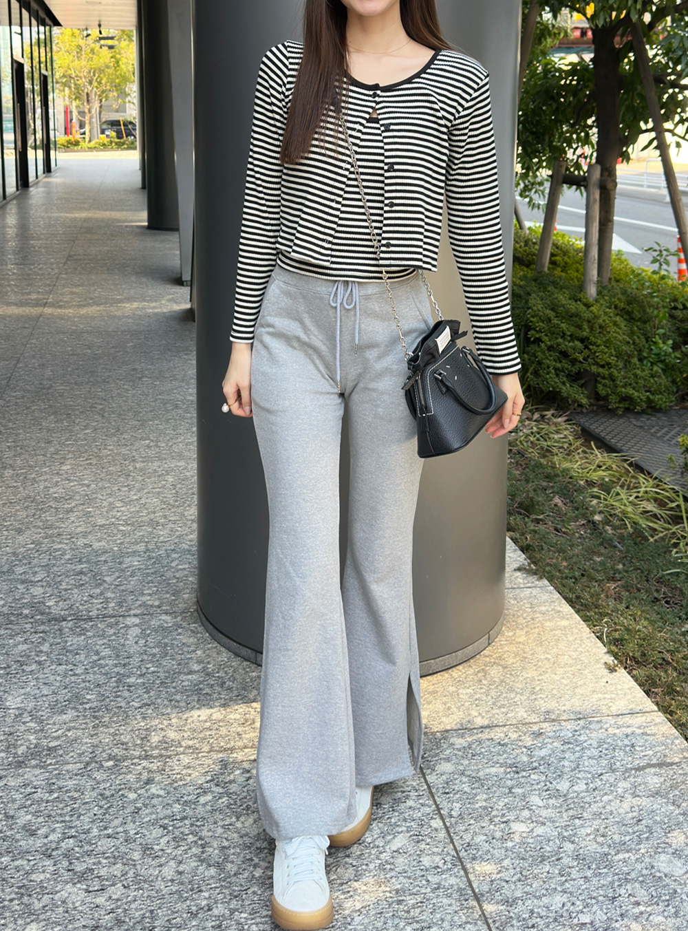 ドロストスリットスウェットフレアパンツ | 詳細画像7