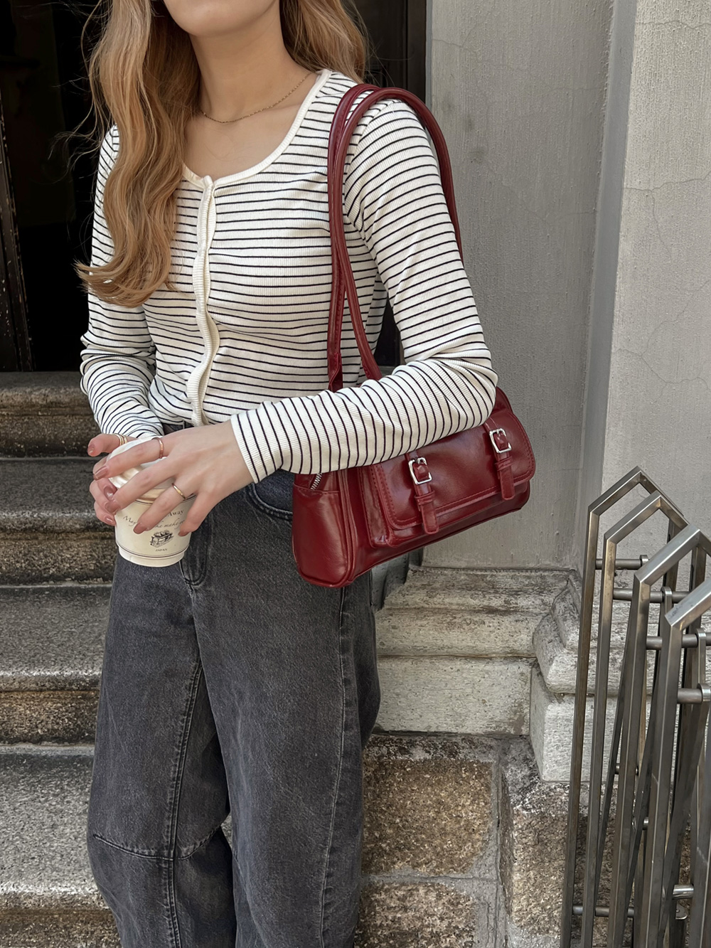 ボーダーリブカーディガン | 詳細画像8