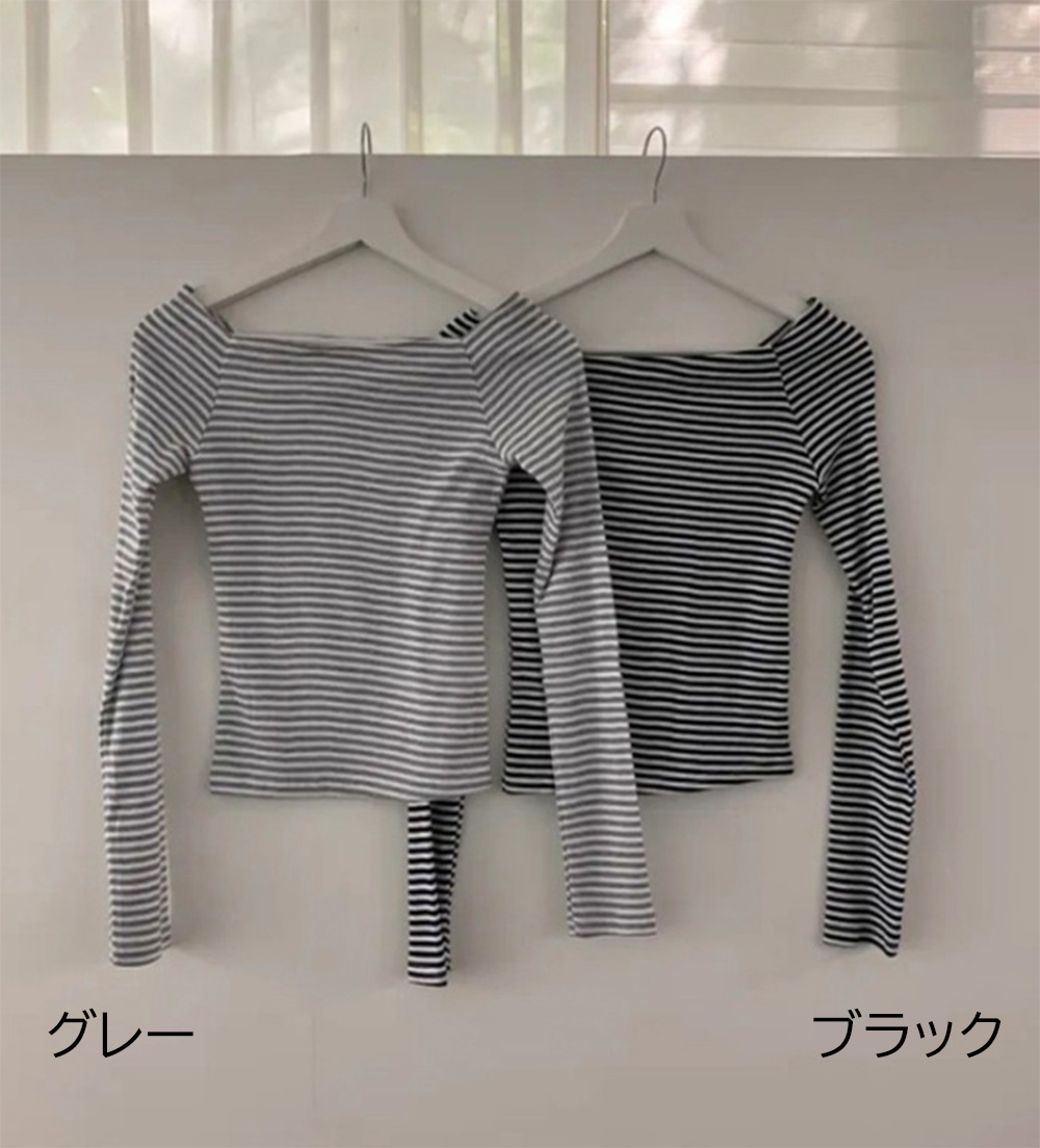 2WAYボーダーTシャツ | 詳細画像19