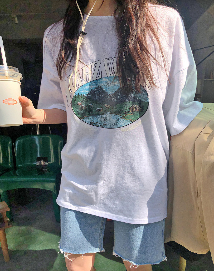 VALLEYマウンテンプリント半袖Tシャツ | 詳細画像6