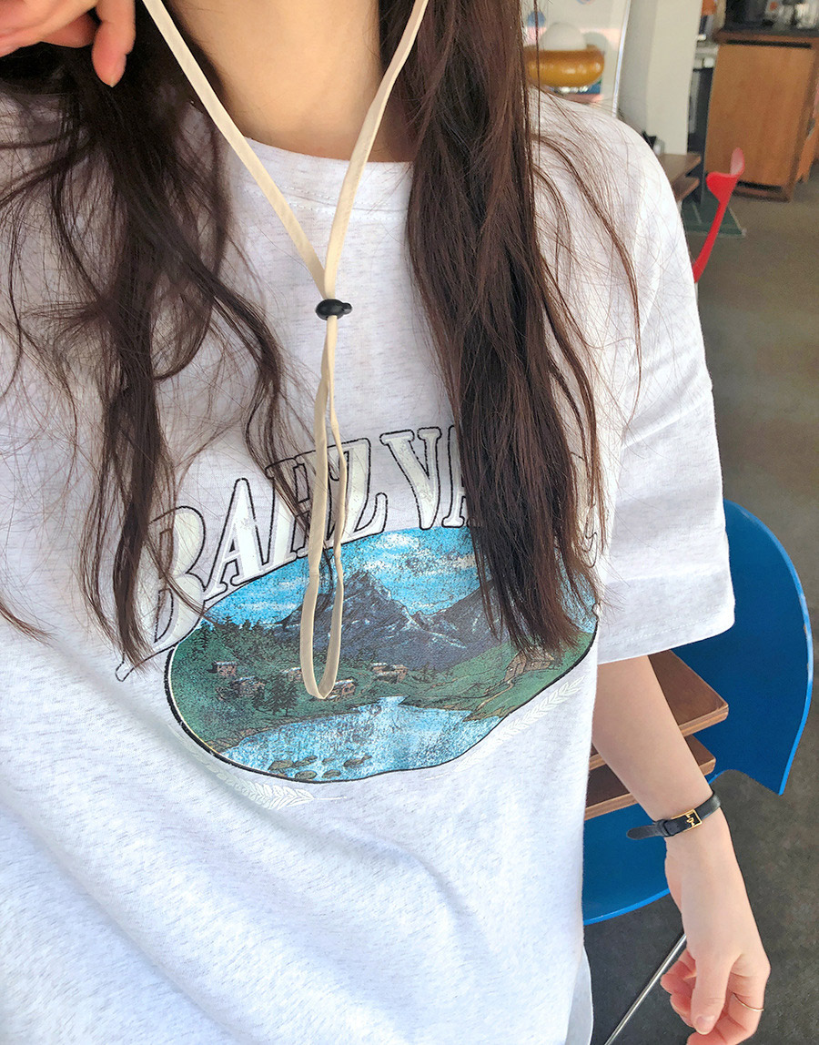VALLEYマウンテンプリント半袖Tシャツ | 詳細画像8