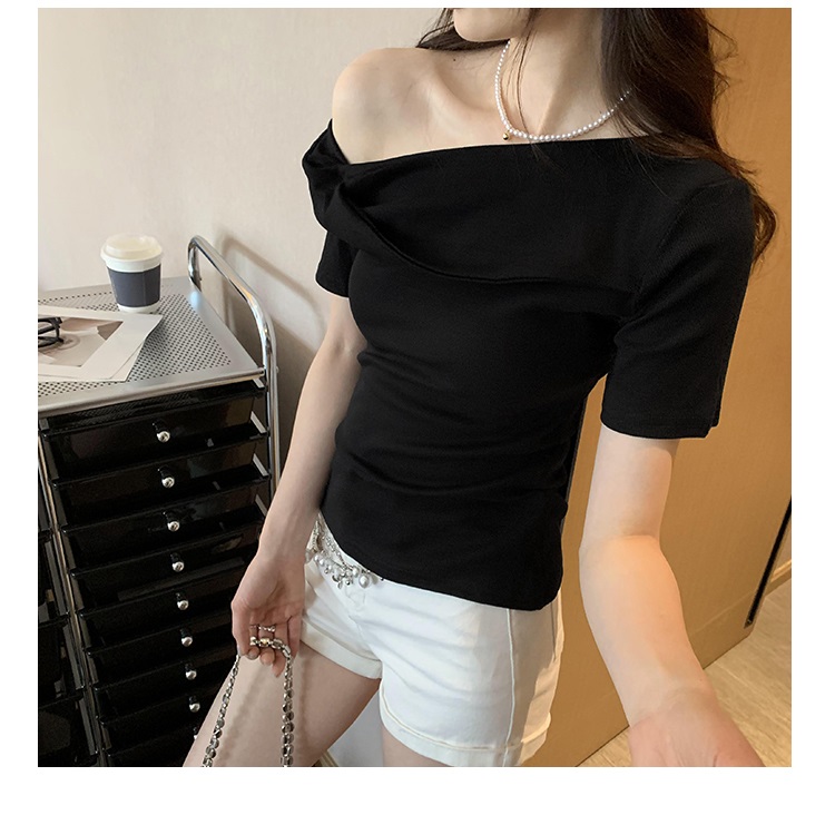 アシメツイストワンショル半袖Tシャツ | 詳細画像22
