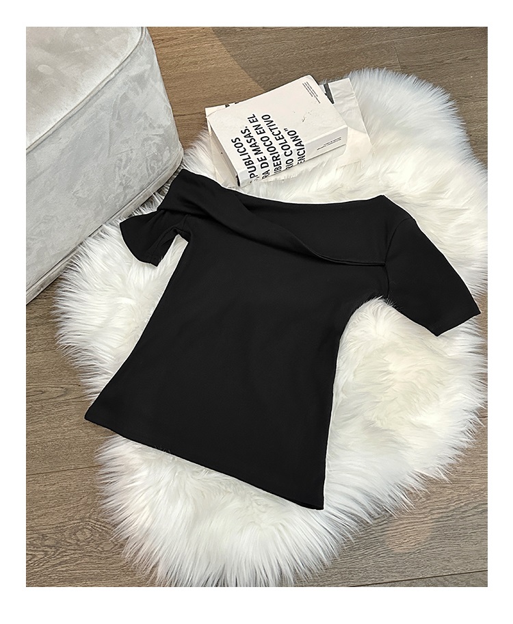 アシメツイストワンショル半袖Tシャツ | 詳細画像24
