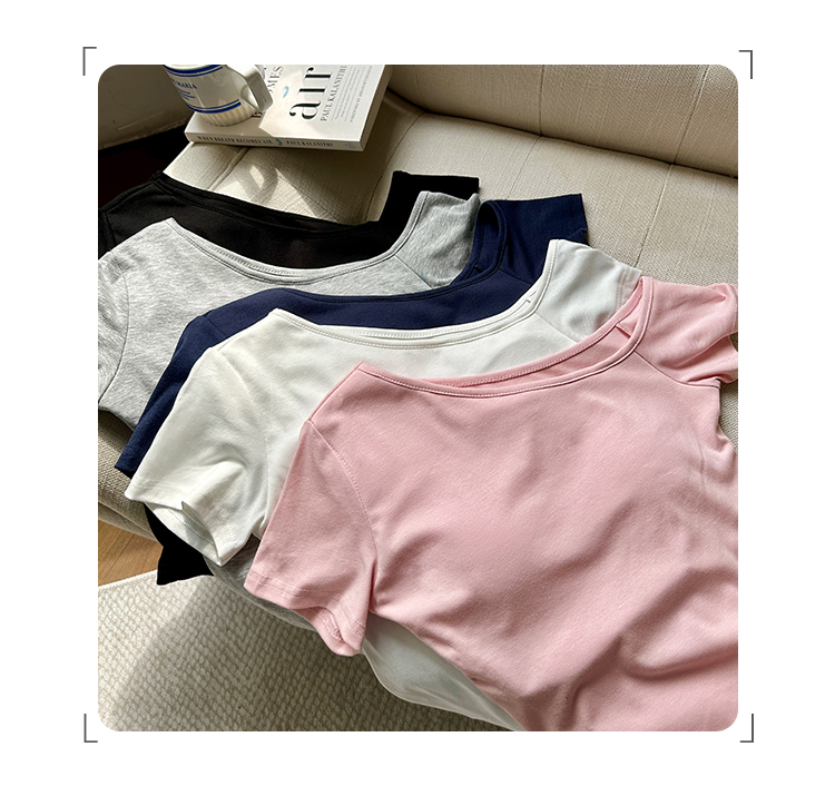 カップワンショルスリム半袖Tシャツ | 詳細画像3