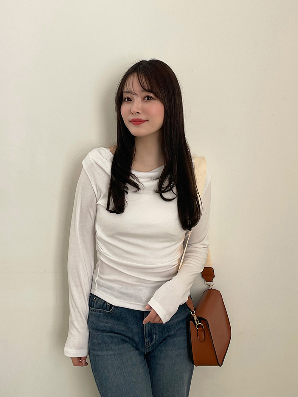 ドレープ長袖Tシャツ | 詳細画像3