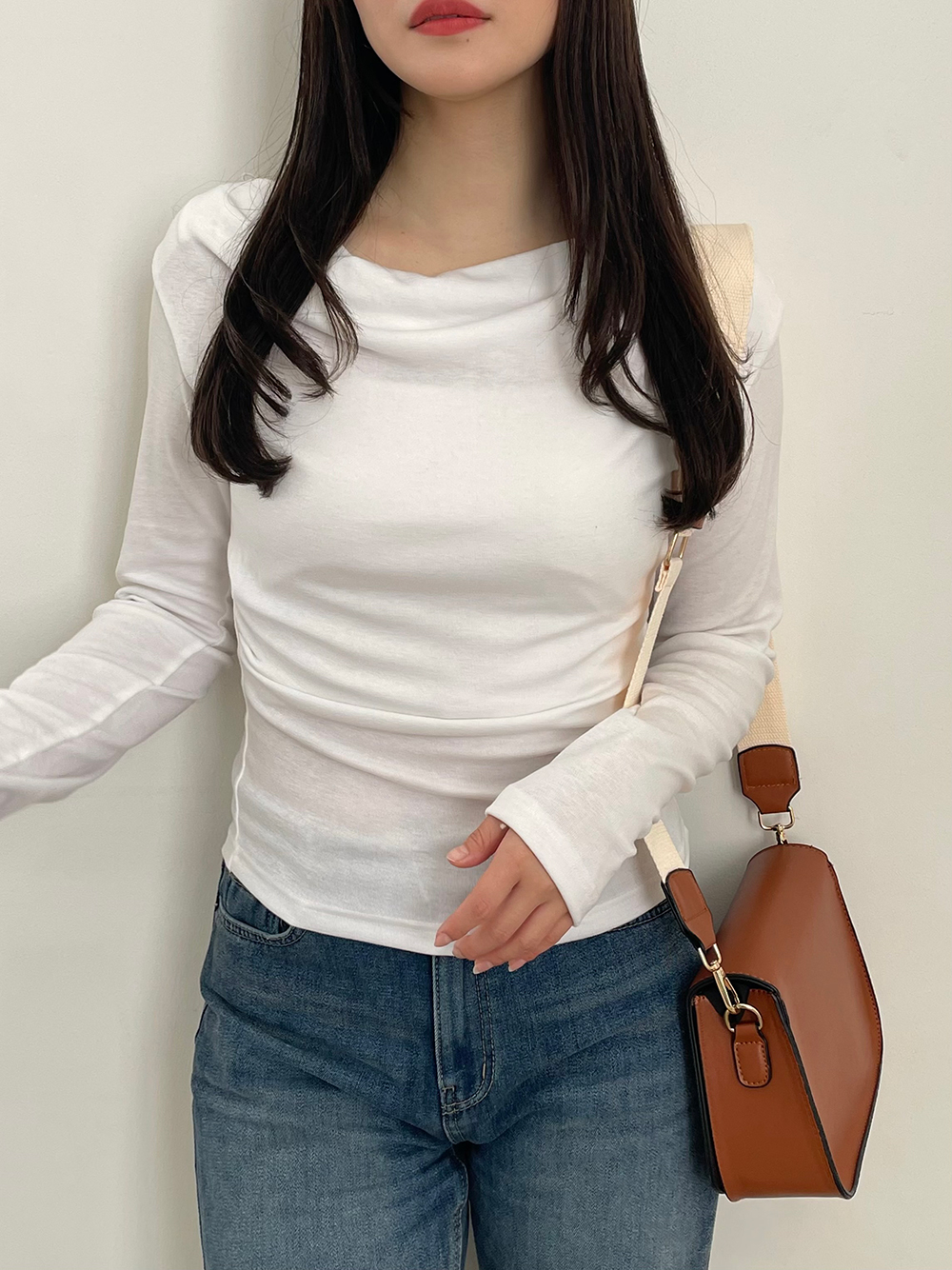 ドレープ長袖Tシャツ | 詳細画像6