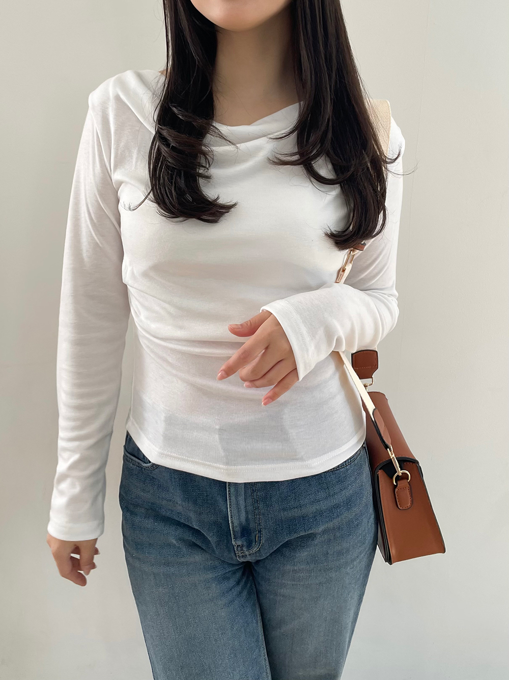ドレープ長袖Tシャツ | 詳細画像11