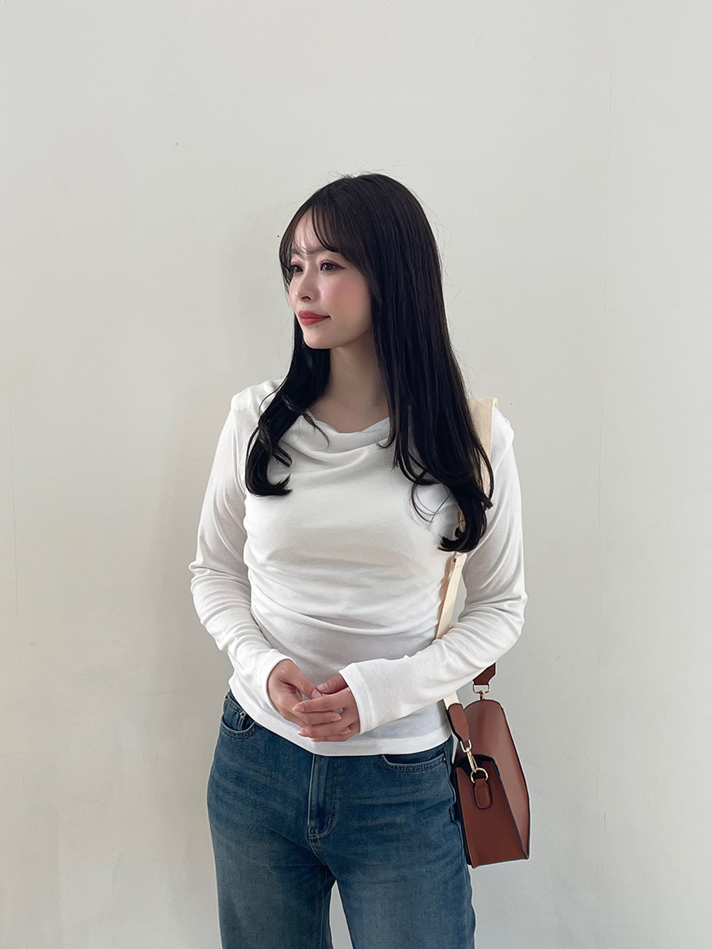 ドレープ長袖Tシャツ | 詳細画像13