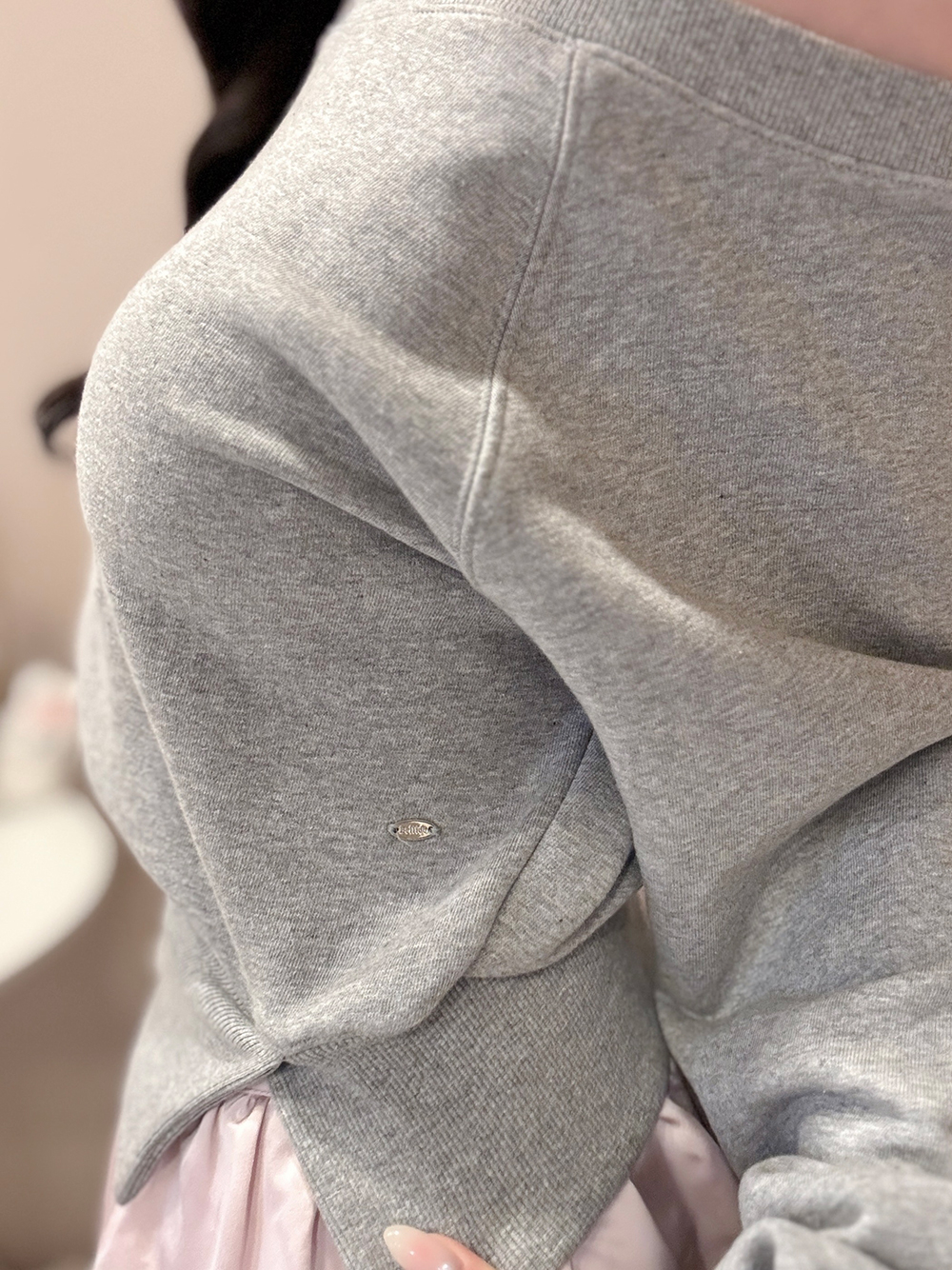 チャームスリットオフショルスウェット | 詳細画像7