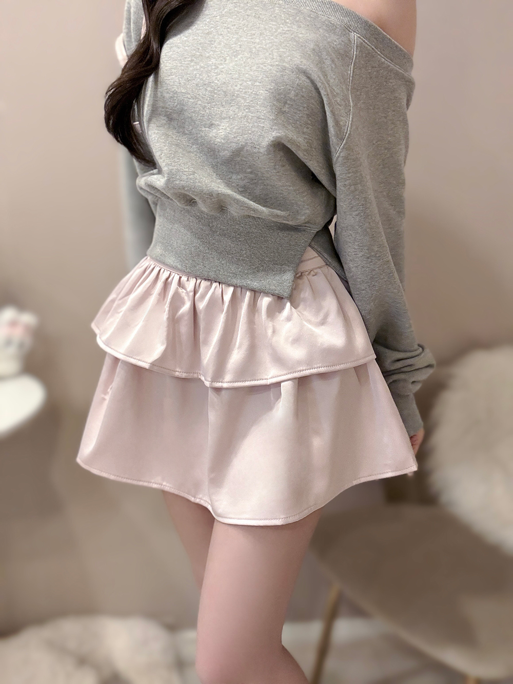 チャームスリットオフショルスウェット | 詳細画像8