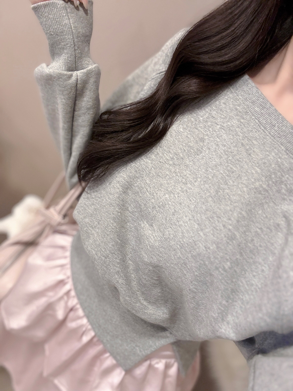 チャームスリットオフショルスウェット | 詳細画像10