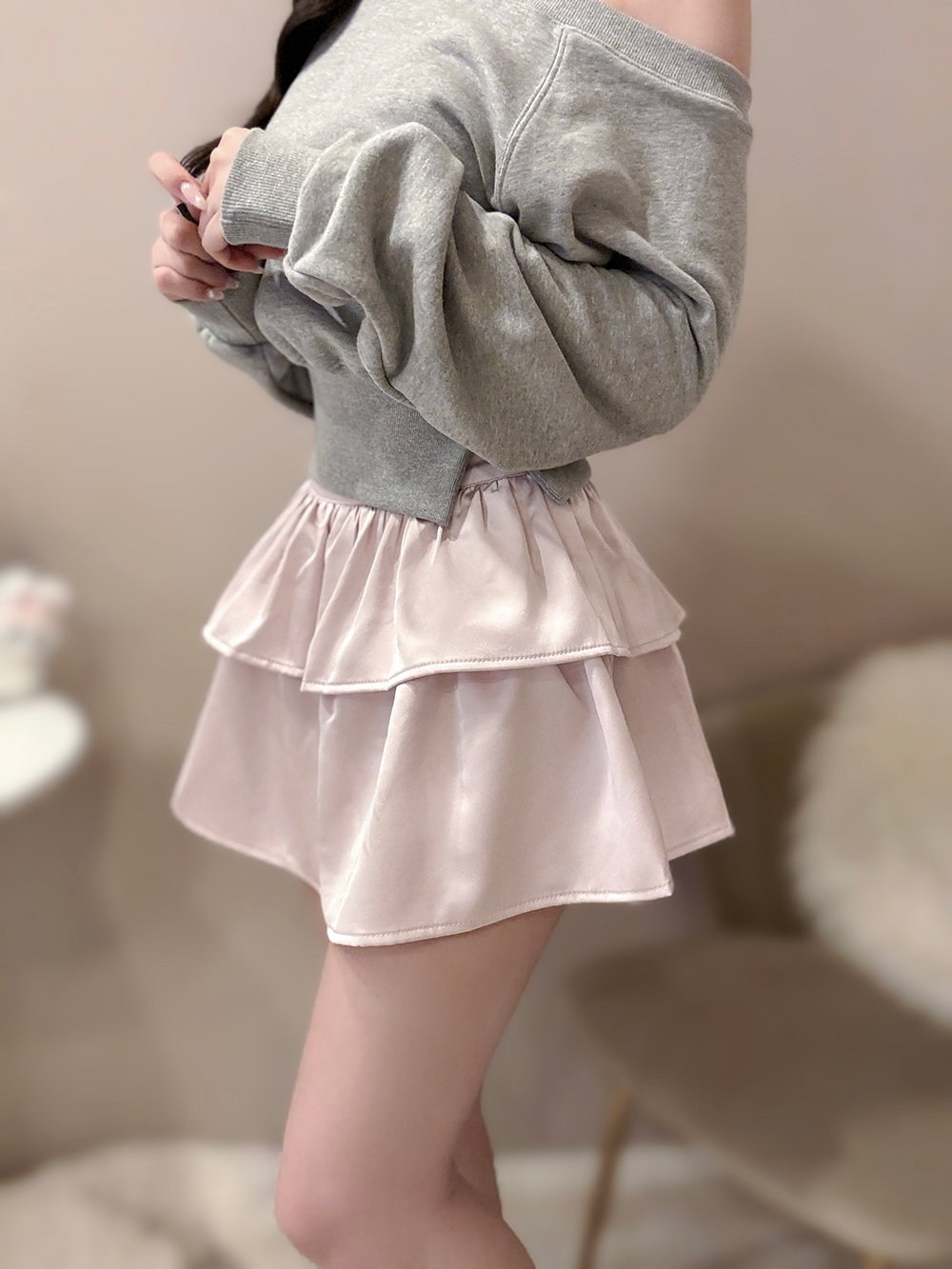 チャームスリットオフショルスウェット | 詳細画像11