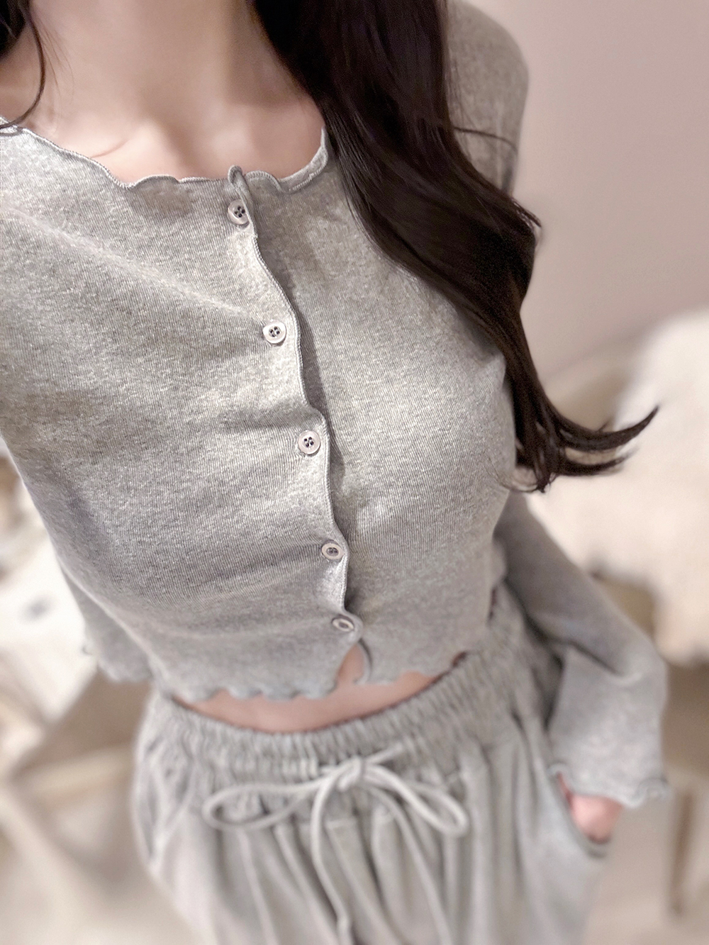 メロウカーディガン&ドロストパンツSET | 詳細画像3