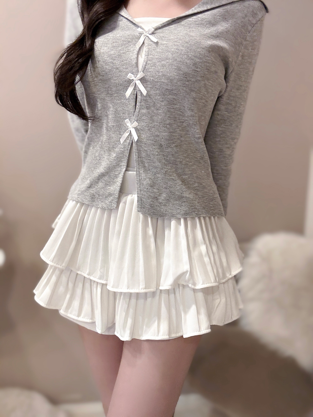 セーラーカラーリボンニット | 詳細画像7