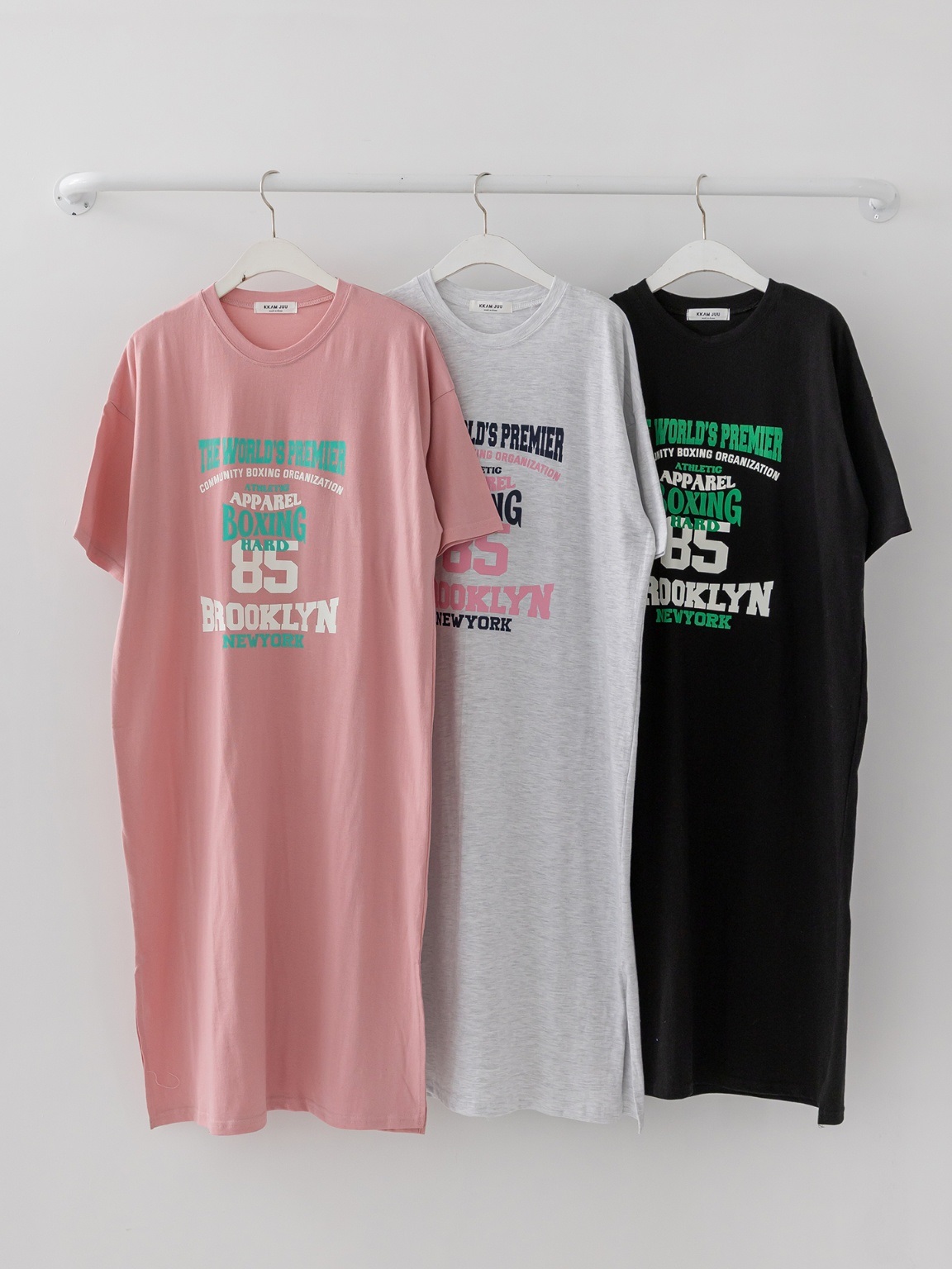 85プリントスリット半袖Tシャツワンピース | 詳細画像21