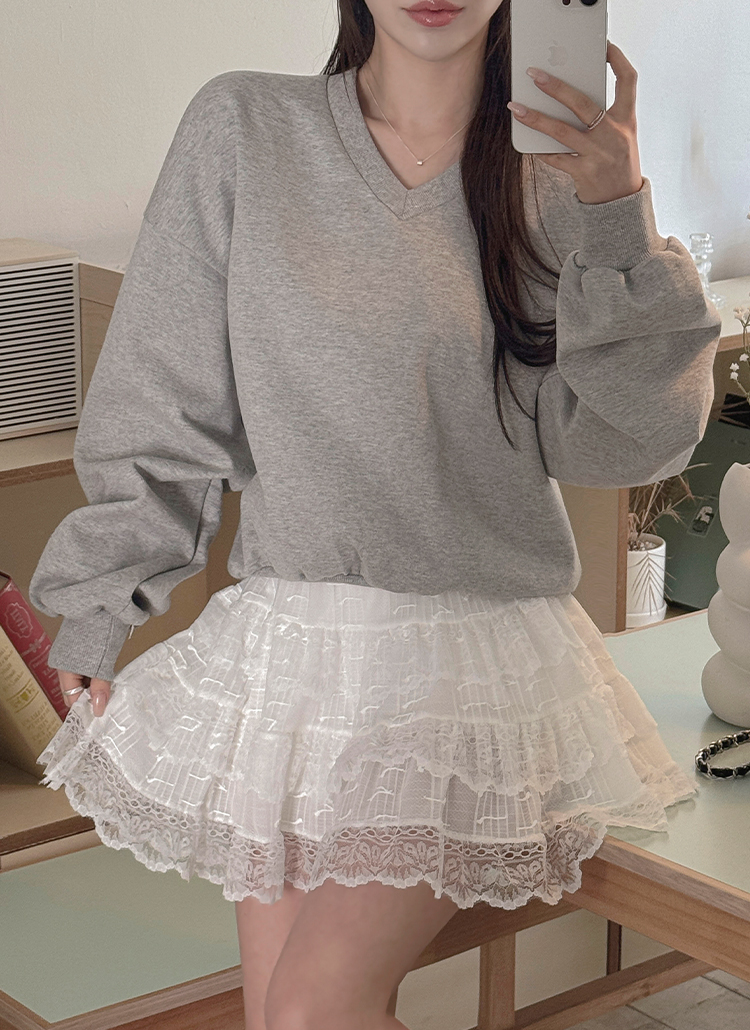 Vネックスウェット | レディースファッション通販 - DHOLIC