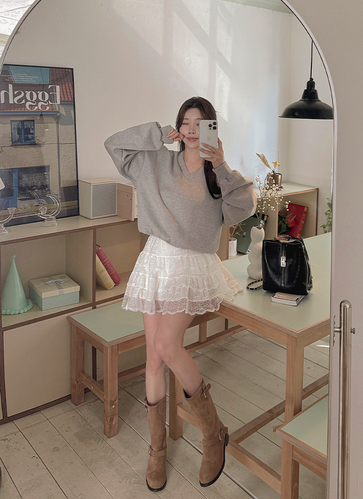 Vネックスウェット | レディースファッション通販 - DHOLIC