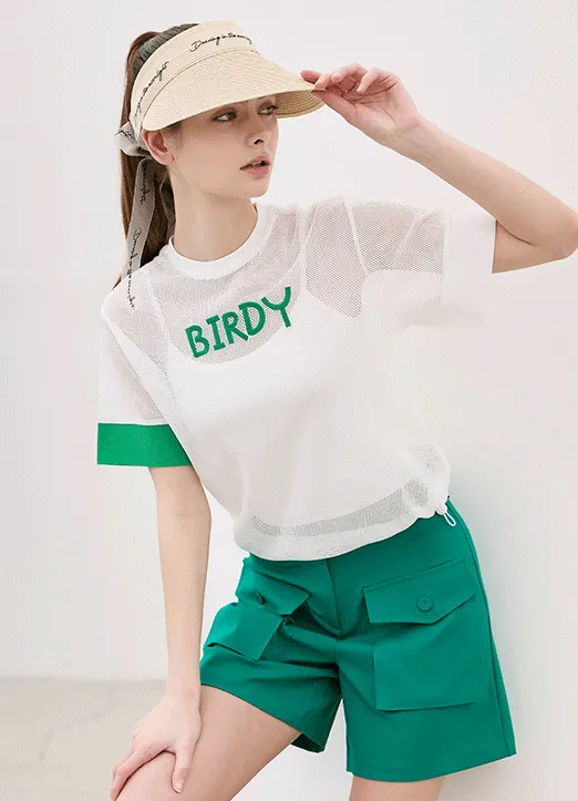 BIRDYメッシュ半袖Tシャツ | styleonme | 詳細画像1