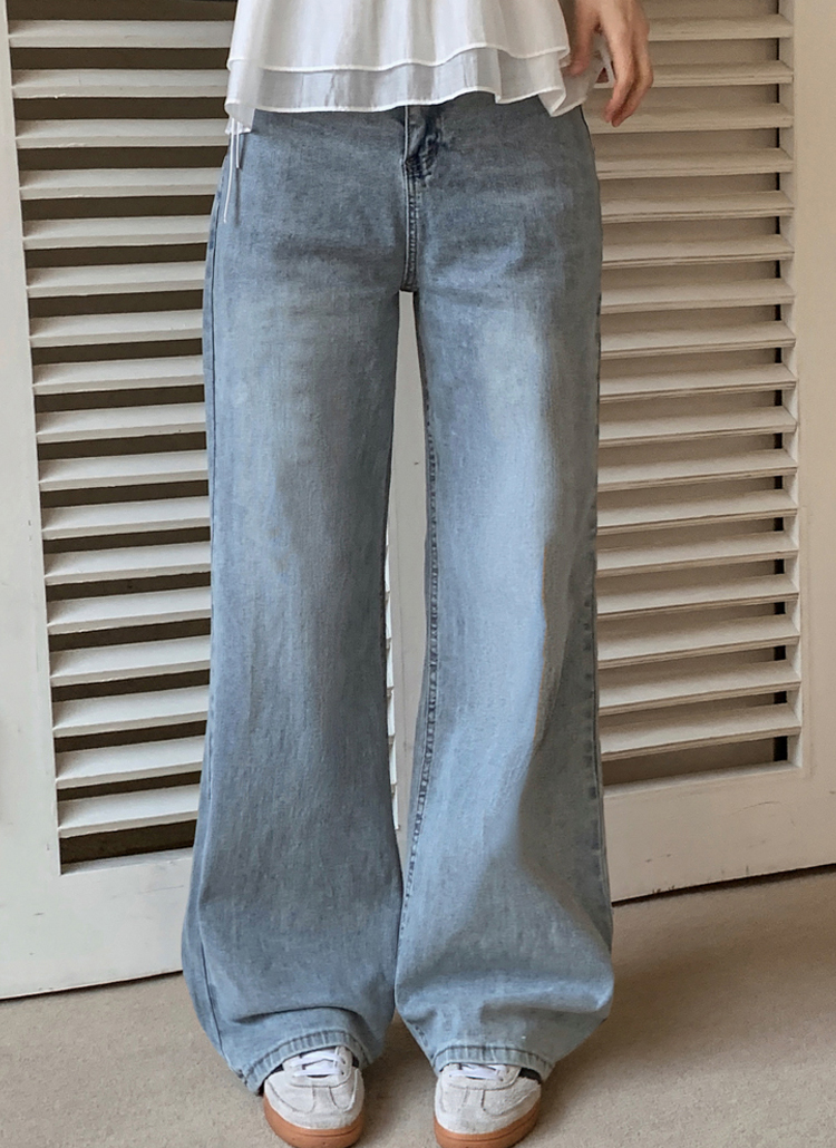 2TYPE内ゴムハイウエストデニムパンツ | highclassic | 詳細画像1